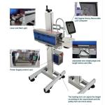 TIANHE 30W CO2 Fly Laser Marking Machine, Laser Coding Machine For Bottle Jar