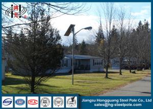Anti Corrosion 6m Solar Powered Lamp Post With Galvanized Powder Coated