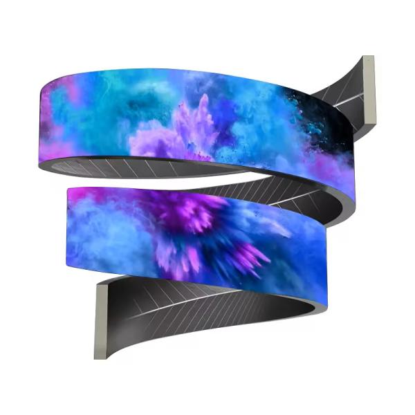 Quality P3 Flexible LED Display Screen Panel Multiple Pixels FCC Certificated for sale