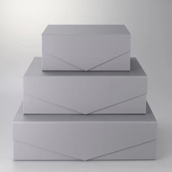 Recycled Gift Cardboard Foldable Boxes Magnetic Closure Packaging Folding For Cosmetic Wig Shoe