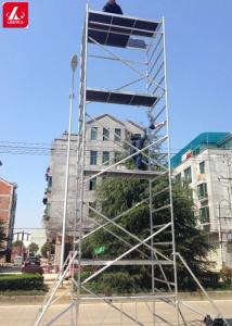 China 6061 Aluminum Scaffolding Tower Ladder Frame Layer Working Bench on sale