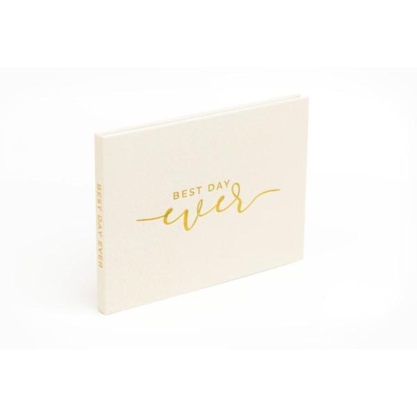 Custom MEMORIES GOLD FOIL Linen Video Book Wedding Linen Wedding Folder Booklet Mailer Postcard Video Album