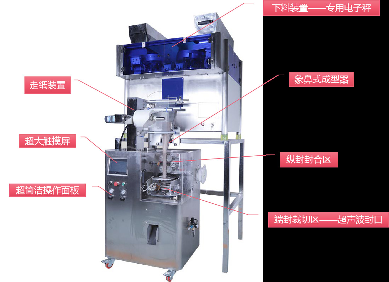 3G Distributor Simple operation, automation, multi-function tea bag and snack bag packaging machine