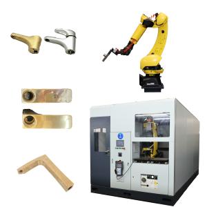 Buy cheap Multi Function Automatic Robotic Grinding Polishing Machine For Faucets Wheels Valves Hardware Castings Manufacturer product