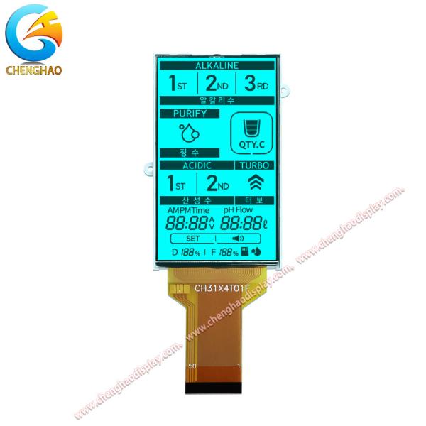 Quality ISO9001 Certified Monochrome LCD Display 1/4 Duty 1/3 Bias Drive Method for sale