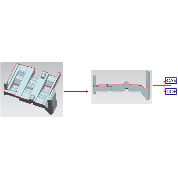Multi Cavity Two Shot Injection Molding for Electronic PC Plastic Switch Adaptor