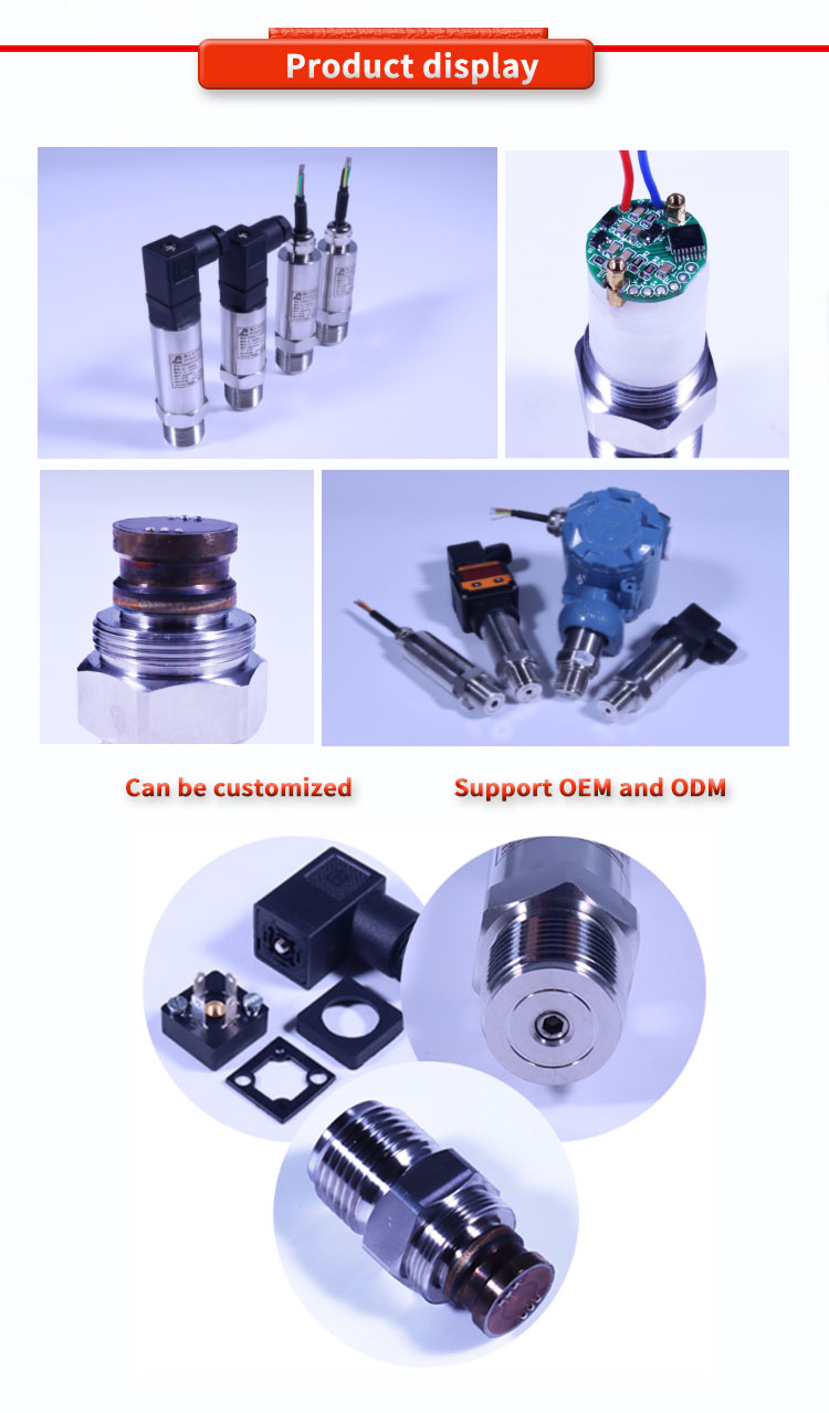 304/316L Univo UBST-702 Pressure sensor Liquid Level Gauge with Hirschman Din34650 Electrical Connector