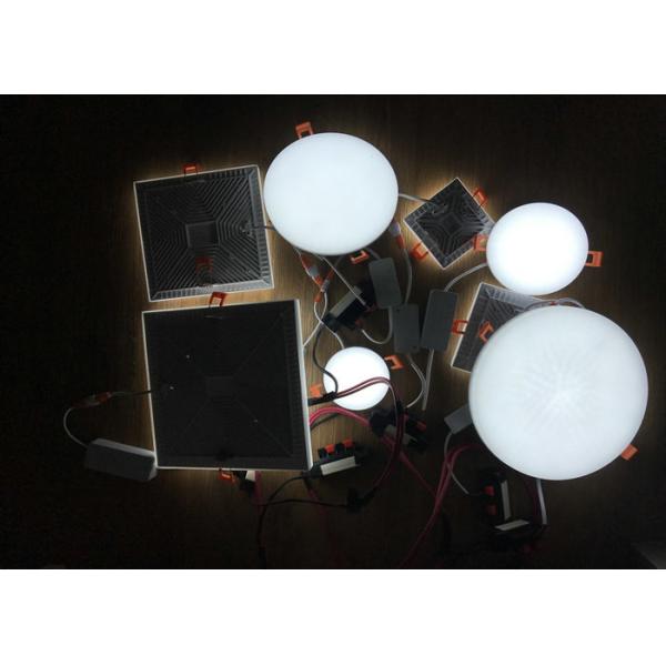 Dimmable LED Square Panel Light 30W Rimless 180 Degree Beam Angle 10LM / W