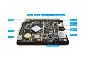 Buy cheap CPU Embedded ARM RK3288 Board DC Power Supply RTC WiFi Kiosk Advertising Machine product