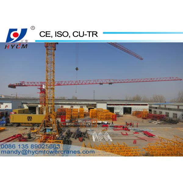 Hydraulic 55m Boom QTZ80(PT5515) 6ton Self Erecting Topless Tower Crane with Winch