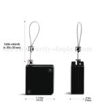 3M Adhesive Anti Theft Locking Retractable Key Chain