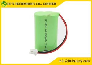 Buy cheap NIMH AA300mah 1.2 V Rechargeable Battery High Energy Density With Wires / Connector product