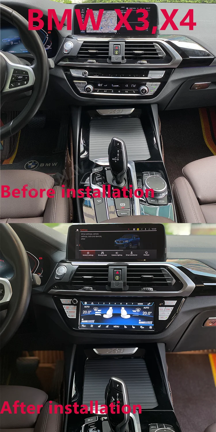 Car Air Conditioner Control Panel Screen X3M G01 G08 X4M G02 F98 BMW Climate Control Unit