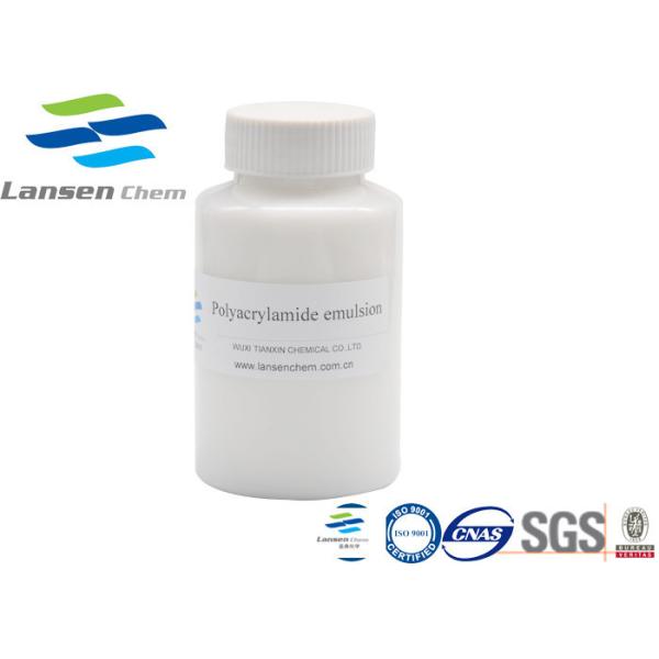 Cationic Pam Polyacrylamide Emulsion Textile Auxiliary Agents Water Treatment