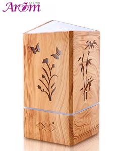 Buy cheap 200ml Laser Carving Wood Grain Aromatherapy Diffuser product
