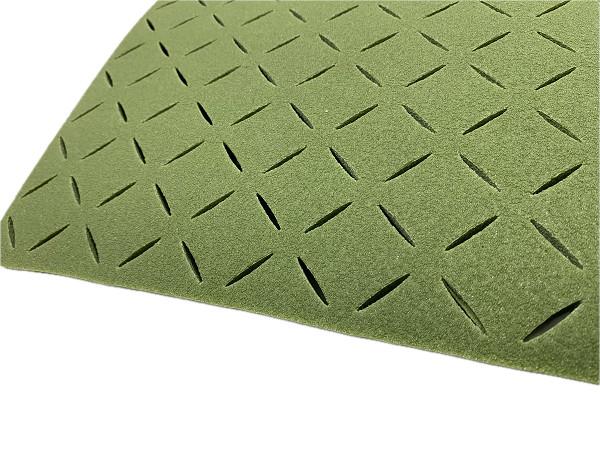 Quality 15mm Prefabricated Artificial Grass Layer Perforated Drainage Shock Pads For Sports Fields for sale