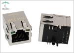 1 x 1 Shielded RJ45 Magnetic Jack 30 U" / 50 U" Gold Plating Contact Terminal