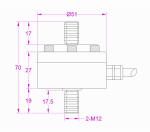 Compression Tension Force Transducer 1KN 2KN 5KN 10KN 20KN Push Pull Load Cell