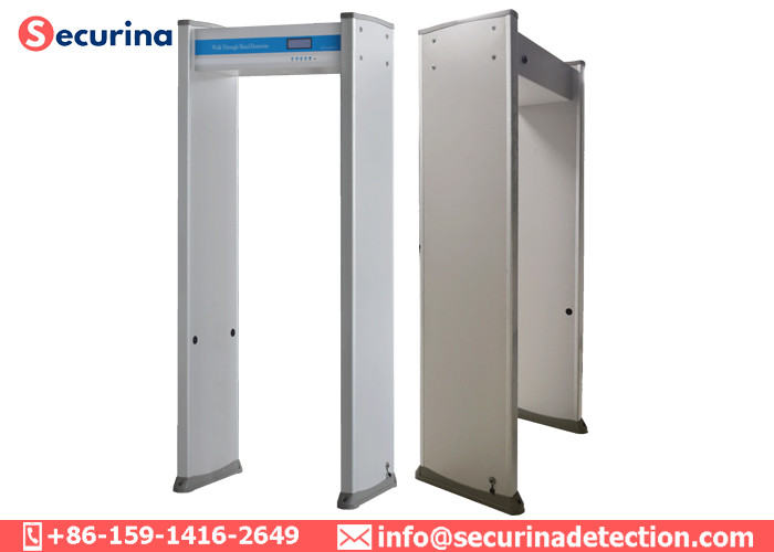LED Visual Audible Embassy High Sensitive Metal Detector Security Inspection 6 Zones