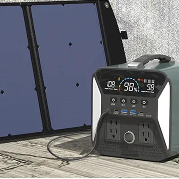 Solar Power Charging Emergency Power Supply 1000W 500w Outdoor