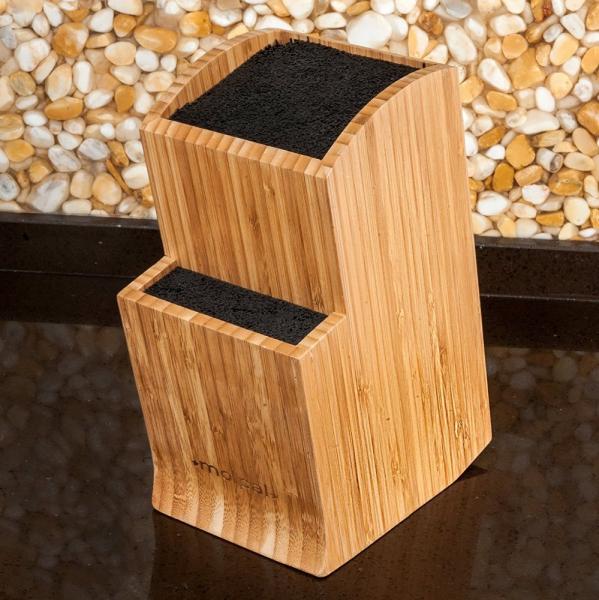 Quality Universal Totally Bamboo Knife Block Non - Fragile For Festival Home Gift for sale