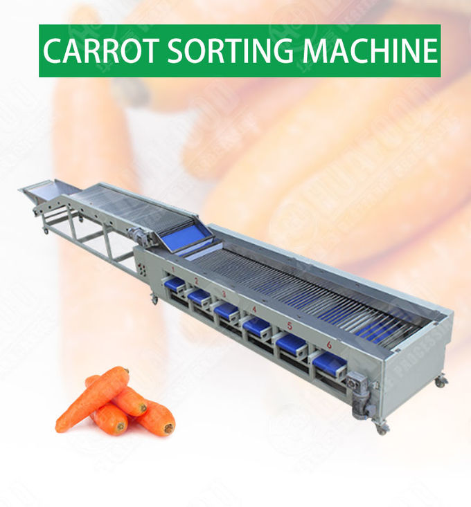 3TPH Fruit And Vegetable Sorting Machine Carrot Onion Potato Grading Machine