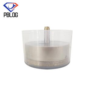 Large size one-piece sintered diamond drill bit for glass hole