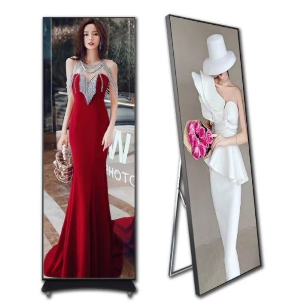 Quality 1.86MM Pixel Pitch 640x1920MM Floor Standing Poster Display with 14 Bit Gray Scale for sale