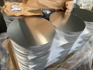 China Large 1050 1060 Aluminum Round Disc Frying Pan Aluminum Circle Blanks on sale