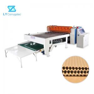 Buy cheap 21KW Corrugated Cardboard Machine Single Faced Corrugated Sheet Cross Vertical Cutter product