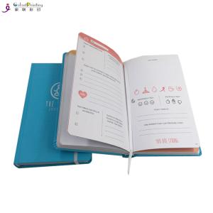China Recycled Fabric Custom Planner Printing Hardcover Custom Linen Notebook on sale