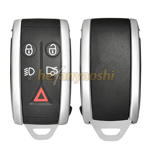 Quality Jaguar 5 Buttons Smart Key Shell with Emergency Key Insert for sale