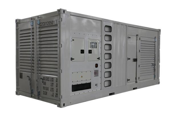 Quality Heavy Duty Cummins Generator Set 800kw 1000kVA Container Type , Leroy Somer Alternator for sale