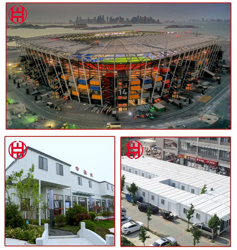 Customized Steel Apartment 20ft 40ft Flat Pack Container Portable Container Home House