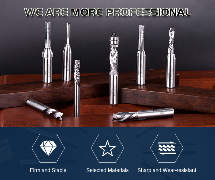 Rustproof Antiwear CNC Straight Cut Bit Router Portable Durable