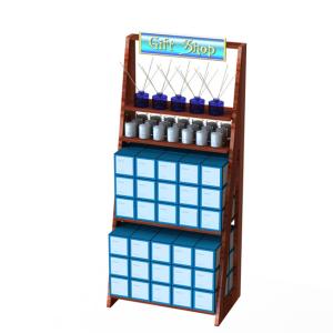 Buy cheap One Side Square Shelves Retail Display Stands KD Construction product