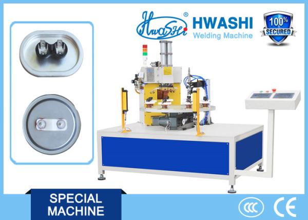 Quality Rotate Caps Cover / Shell Spot Automatic Welding Machine with Eight Welding Station for sale