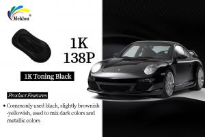 China 1K Mixing Black Gloss Acrylic Solid Colours Car Paint: Advanced Color Mixing System on sale
