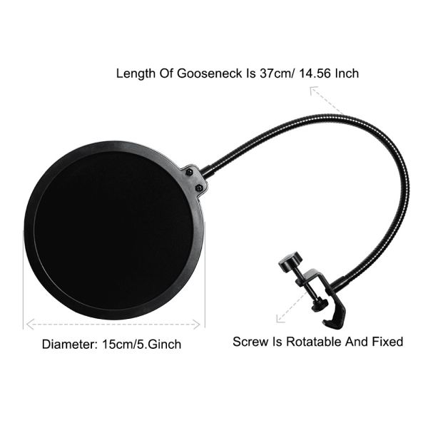 USB Gaming Record NW 35 192KHZ Condenser Mics , Mic Stand For Table