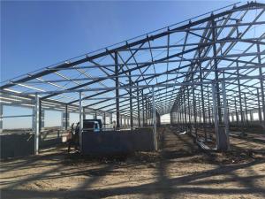 China Q355B Steel Structure Building Prefabricated Milk Processing Plant on sale
