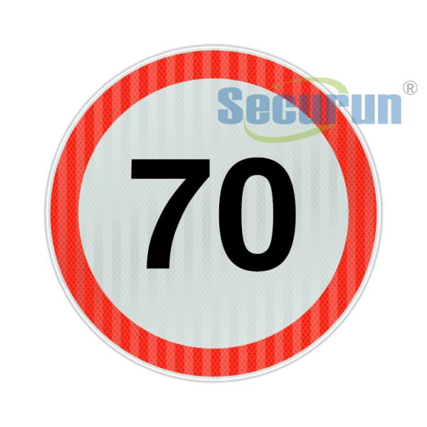 Quality Road Safety Custom Reflective Sign 35 Mph Speed Limit Sign for sale