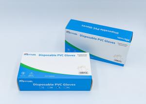 Custom Quality Disposable Powder Free Examination Nitrile / PVC Glove
