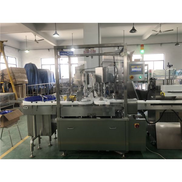 GMP 125ml Pharma Aseptic Rotary Bottle Filling Machine