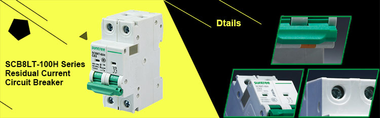 Type B 4Pole 63A 30ma Residual Current Circuit Breaker