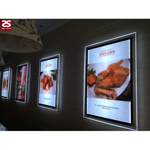 Advertising Led Poster Frame Light Box Acrylic Sheet Lighted Movie Poster Frames