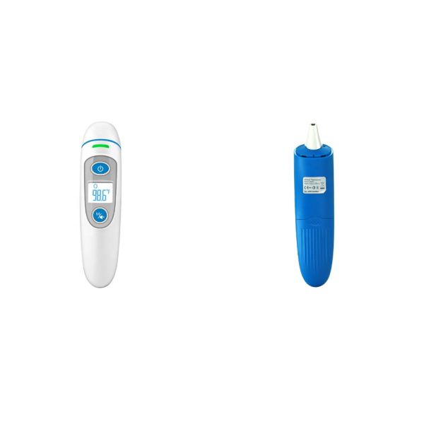 IR100 Digital Skin Analyzer Fever Digital Medical Infrared Forehead / Ear Thermometer