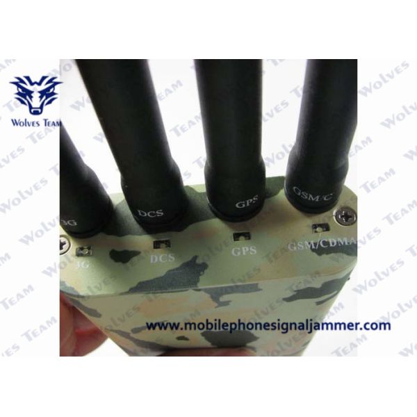 Camouflage Cover GPS Jammer 36W Power Consumption Cell Phone Blocking Device