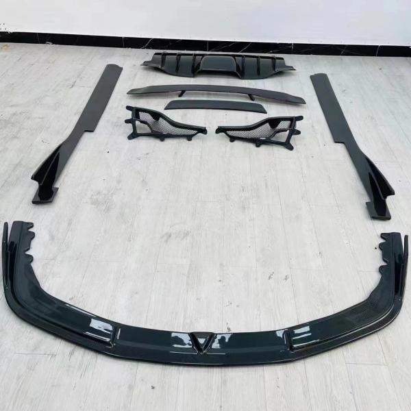 Quality For Ferrari 458 Carbon Fiber Body Kit 458 Carbon Fiber Front Lip Diffuser Spoiler Side Skirt Body Kit for sale