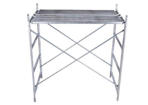 Quality Construction Scaffolding Frame System Galvanized Q235 Cross Brace Scaffolding for sale