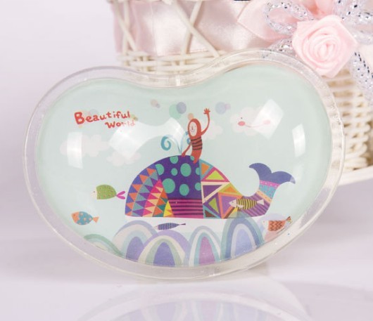 Heart Shaped Silicone Gel Wrist Rest For Mouse Ergonomic Design